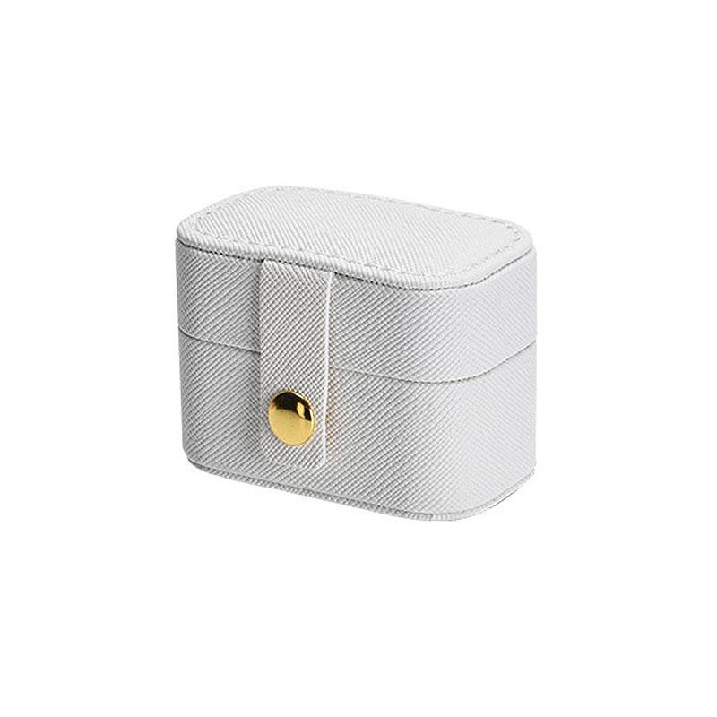 1/2 Stück Mini Tragbare Kleine Schmuckschatulle für Frauen Aufbewahrung von Schmuck Ringhalter Schmuckaussteller Organizer Displaybox SSH03