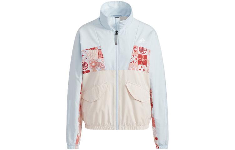 Adidas CNY Jacket Women s Light Sky Blue HC2800 S