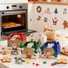 Christmas Goodie Boxes 24 Pieces Reusable Storage Containers Christmas Bakery Treat Box With Window For Pastries Biscuits Food