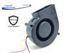 GUNCAIZHU 9733 9CM 24V Turbine Blower Centrifugal Fan with Double Ball Bearings