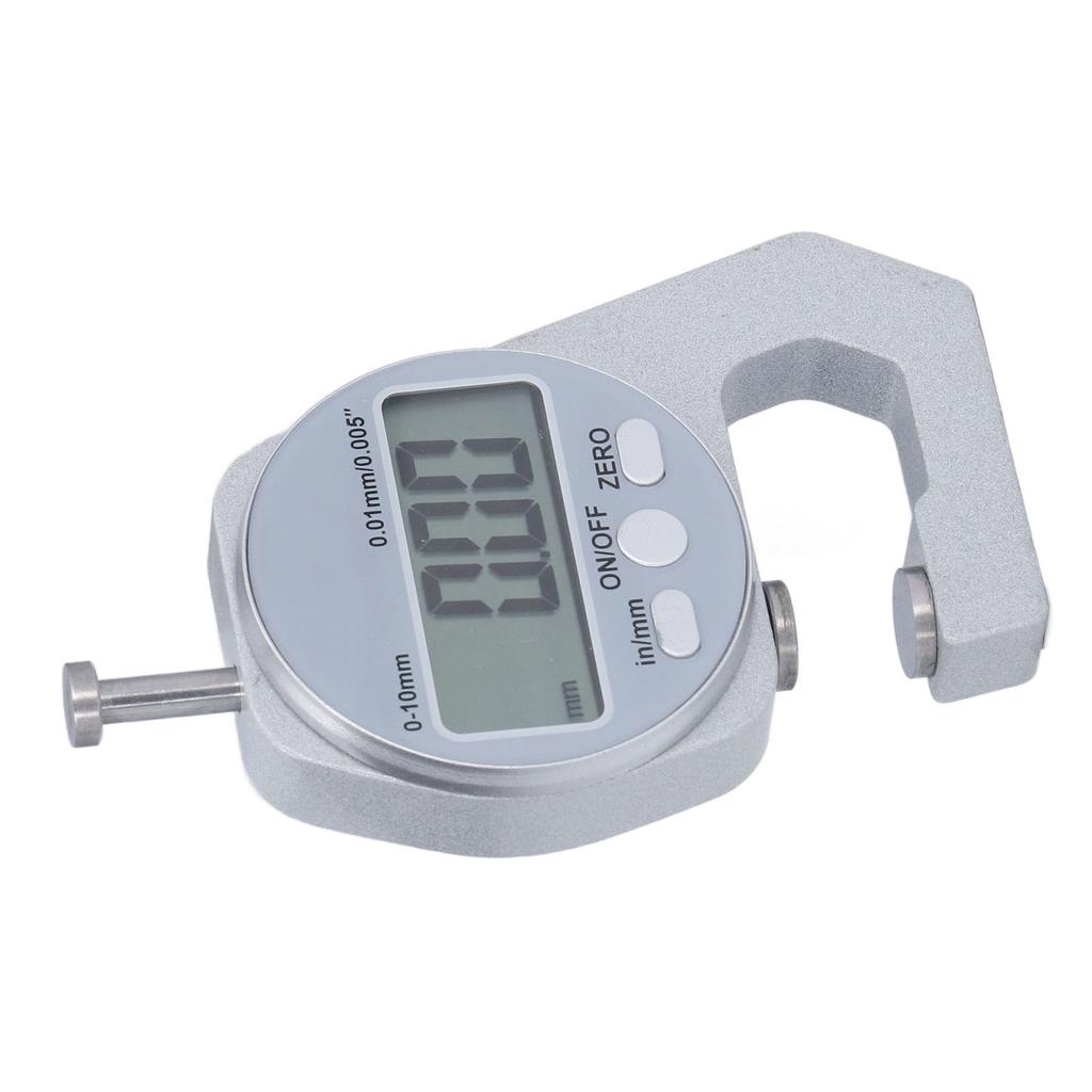 Digital Thickness Gauge 0 To 10mm Auto Power Off System Conversion Button Electronic Thickness Meter