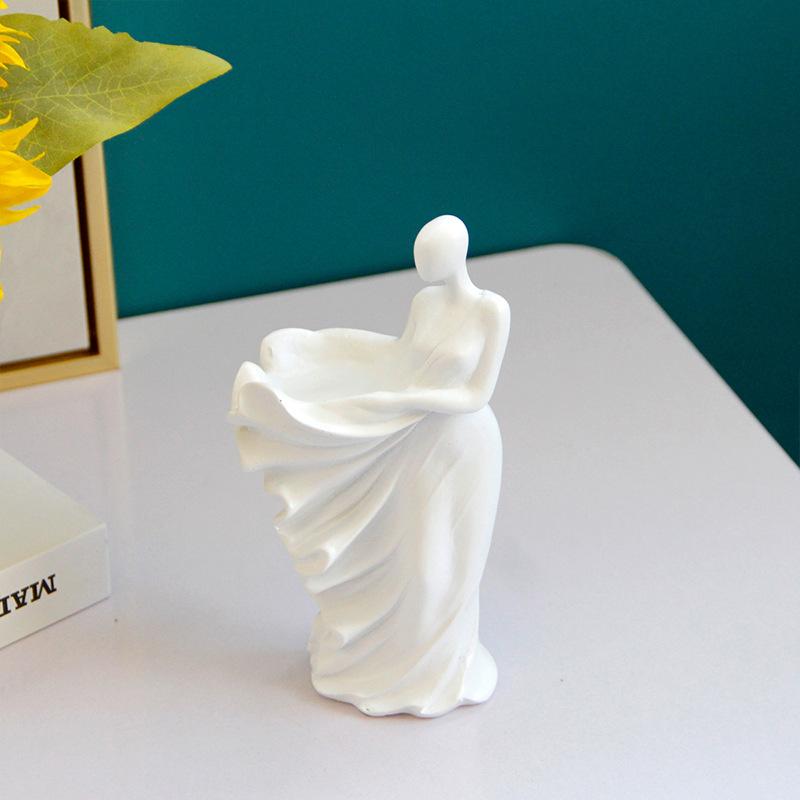 Creative Abstract Art Figure Women's Mysterious Decoration Sculpture Coffee Table Office Figurines Ornaments Home Decor Crafts
