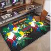 Personalized Crystal Velvet Carpet Rapid Wien FC Pattern Non Slip Floor Rug