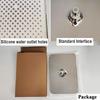 320mm Big Panel Large Flow Supercharge Rainfall Ceiling Mounted Shower Head Sliver High Pressure Abs Thicken Bathroom Shower