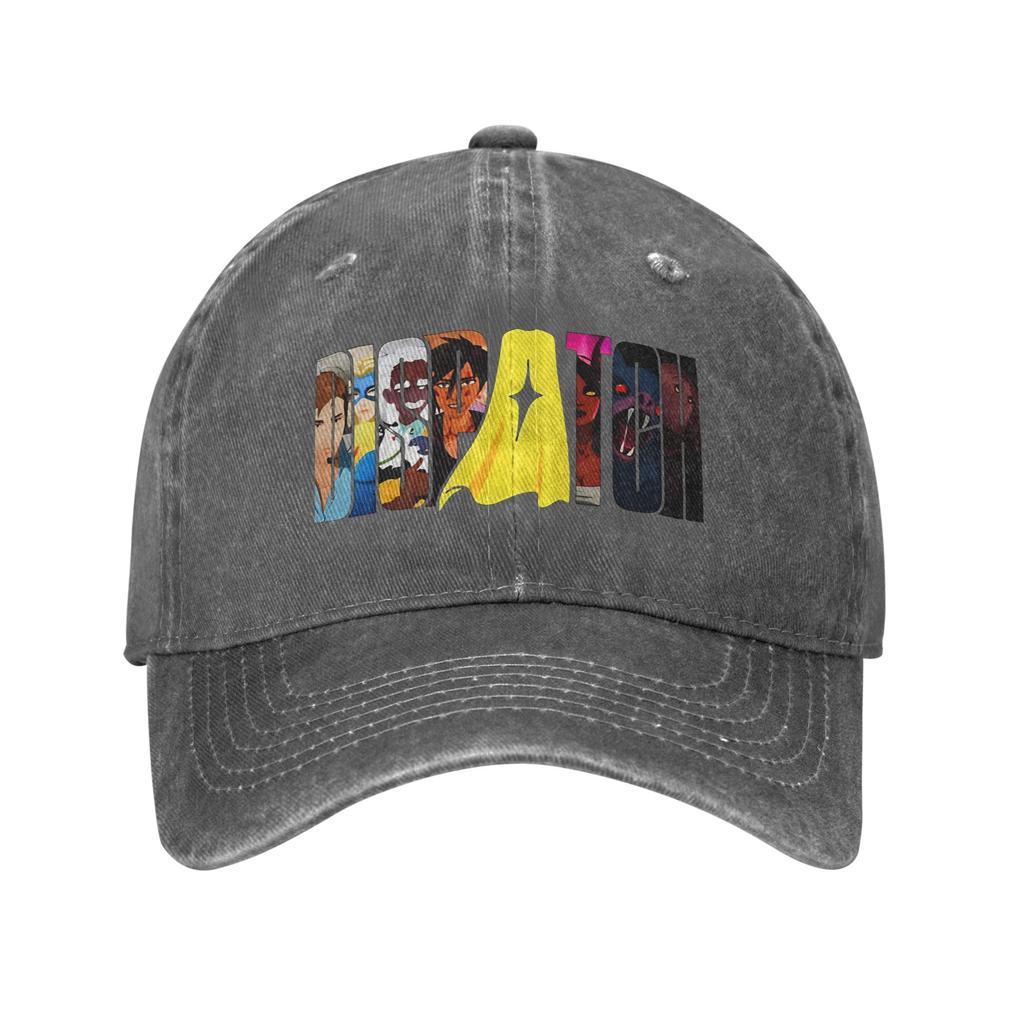 Unisex Dispatch Game 2025 Lettering Print Hats Fashion Distressed Cotton Baseball Cap Adjustable
