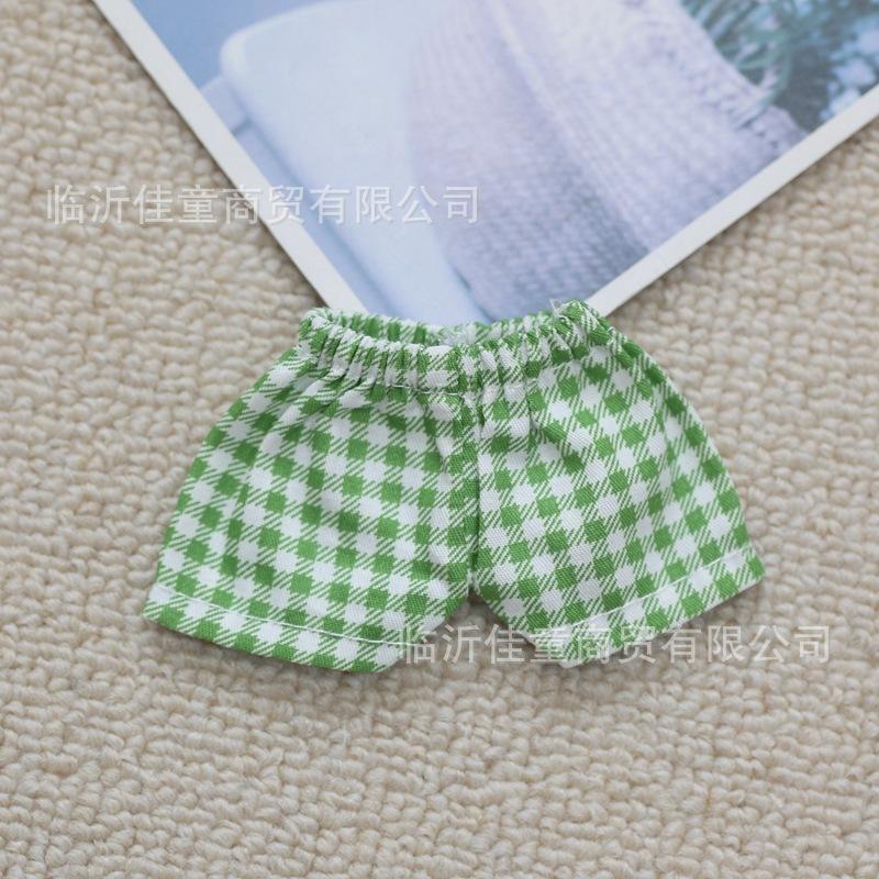 Labubu Doll Clothing Headmaster Dog Floral Dress 17cm Plush Doll Clothing Accessories Labubu I II Idol Doll Sitting Party