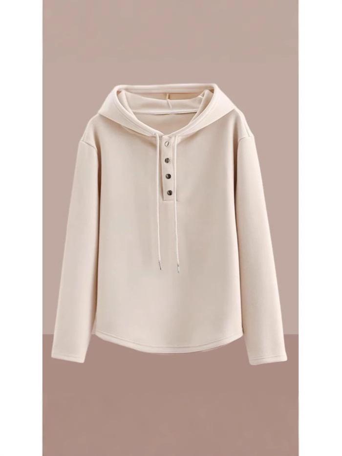 2025 Podzimní dámská mikina s kapucí z německého sametu—Stylový krátký top s dlouhým rukávem