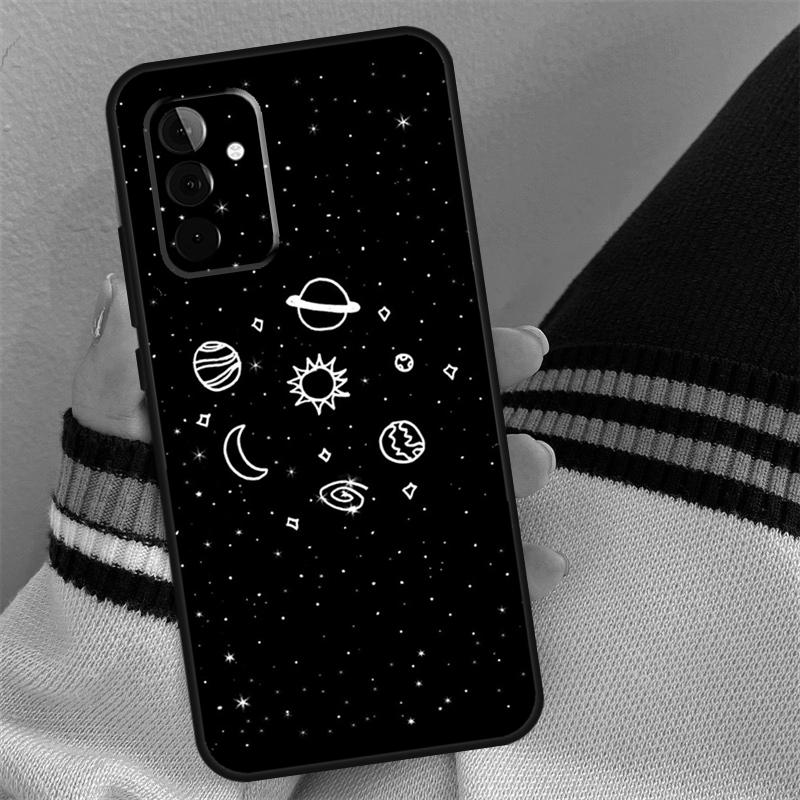 Planet Space Star Case For Samsung Galaxy A55 A35 A33 A53 A13 A23 A17 A06 A16 A56 A36 A54 A34 A14 A52 A32 A15