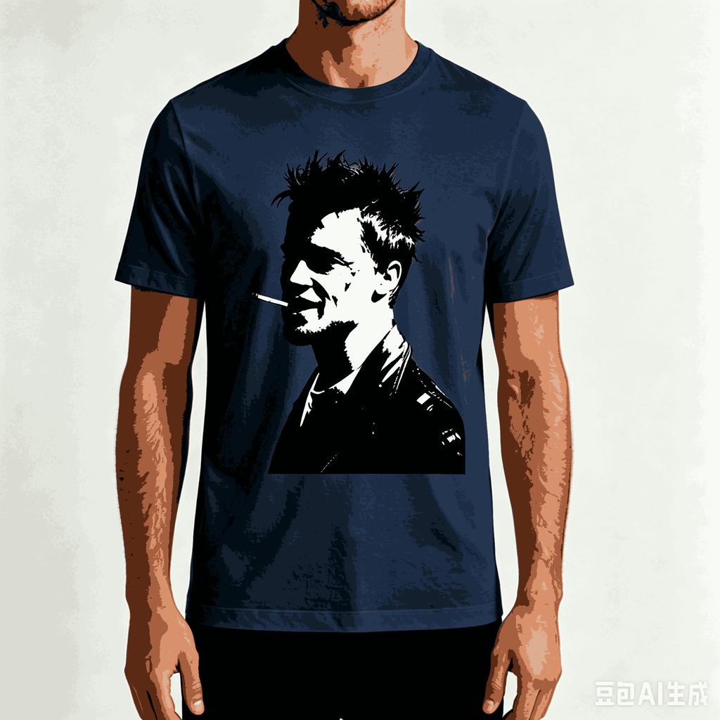 Fight Club T-shirt Regalo per Fan Unisex Unisex Harajuku Oversize Unisex Manica Corta Streetwear Alta Qualità Coppie Comoda T-shirt