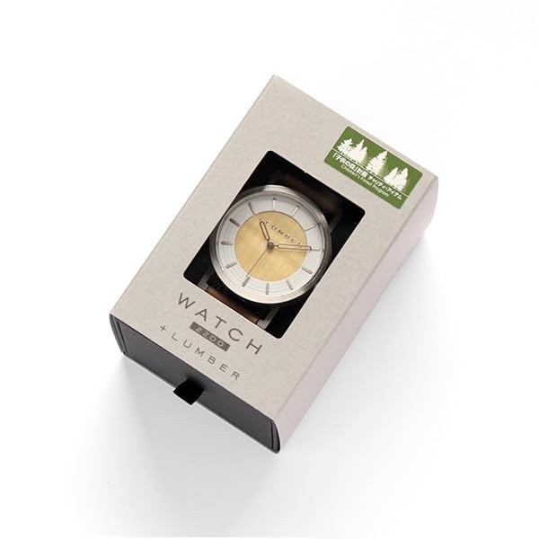 WATCH 2200: A watch with a machined stainless steel case and precious wood accents (Maple)