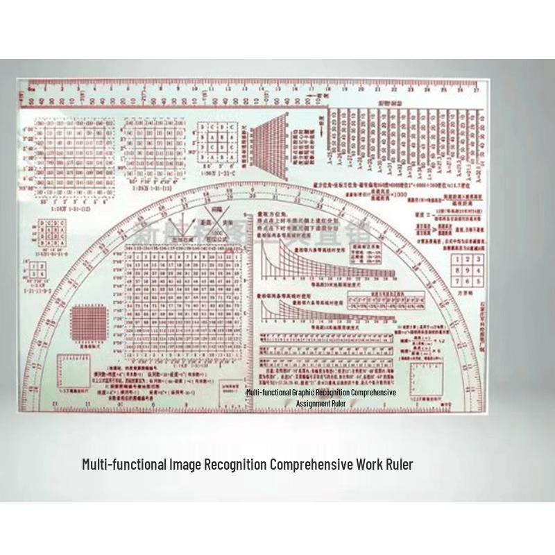 JINGRUIDA Multi-purpose Map Ruler