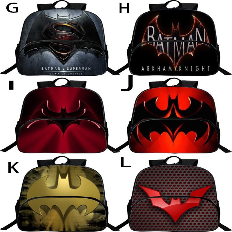 Stylish Cartoon Print Softback Fashion Super Hero Backpack For Kids