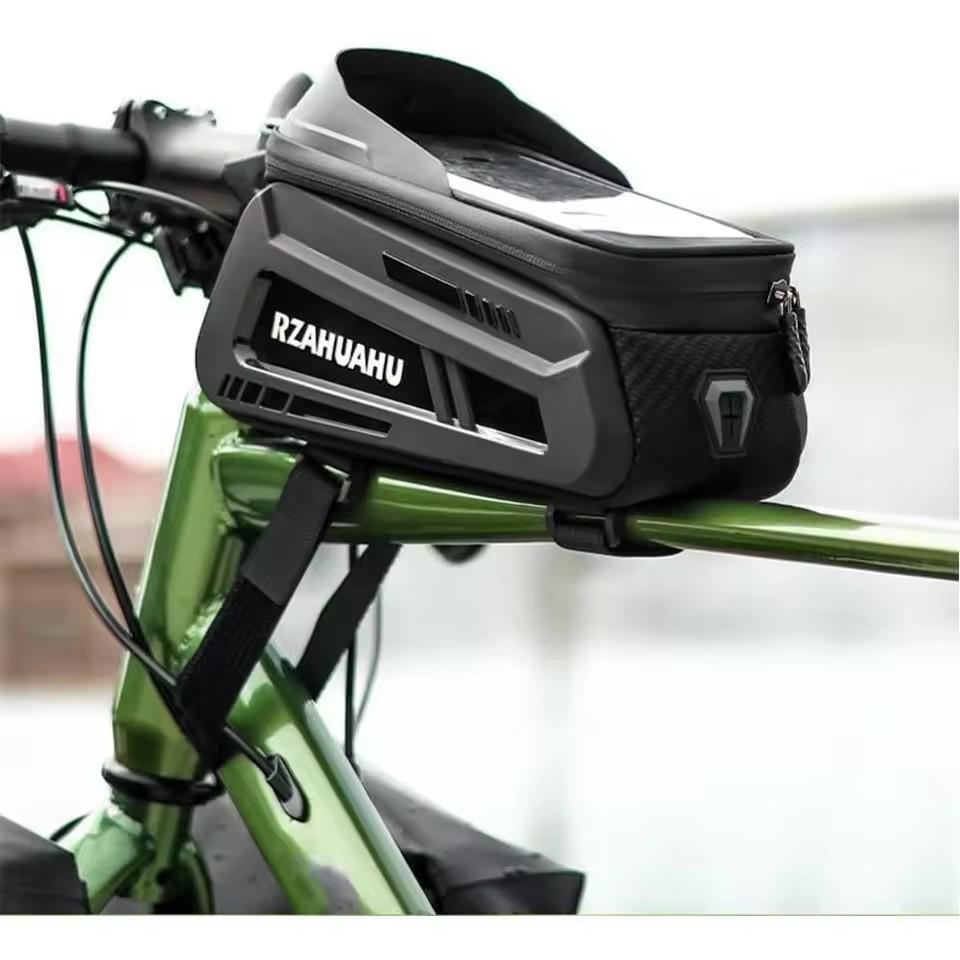Waterproof Bike Handlebar Phone Bag Sensitive Touch Screen Cycling Front Frame Storage Pouch Universal Bike Phone Holder Case