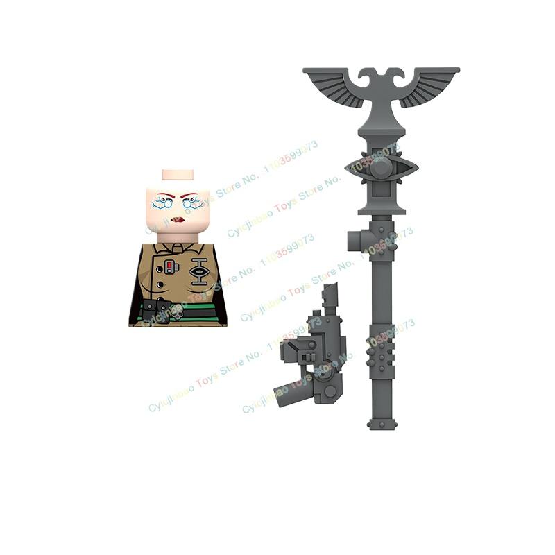 Modern Pyro Soldier Sergeant Signal Corps Sniper Instructor Building Blocks Bricks Accessories Head Weapon Kid Toys N201-208
