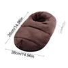 Electric Warmer For Feet USB Rapid Heating Pad For Feet Washable Foot Warmer Slippers Soft Cozy Foot Heat Wrap Winter Foot Pad