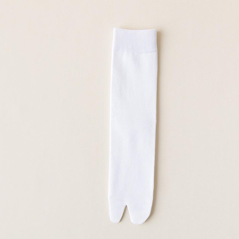 Chaussettes Japonaises Mi-Mollet en Coton Anti-Odeur à Deux Doigts pour Homme (Geta & Design à orteil séparé)