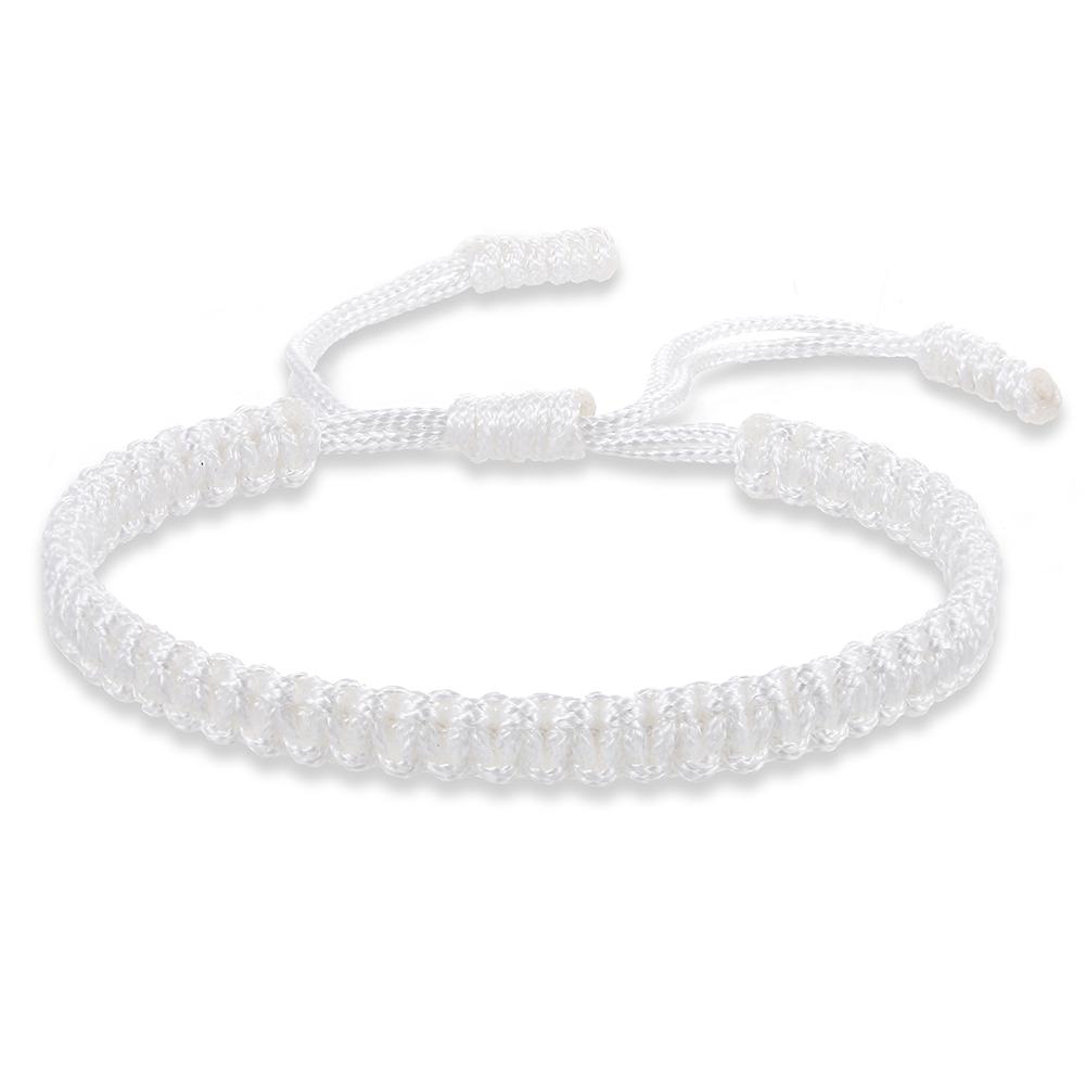 Multicolor Handmade Woven Nylon Rope Bracelet Mixed Color Knitted Chain Bangles For Men Women Adjustable Friendship Yoga Jewelry