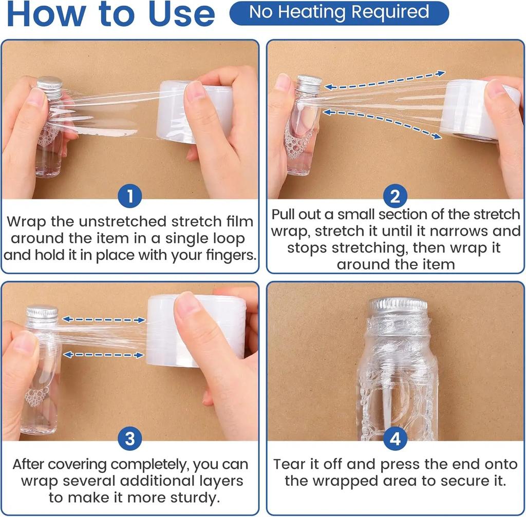 PE Grafting Film Self Adhesive Tree Wrapping Film for Plant Protection and Easy Packing Strong Stretchable Gardening Supplies