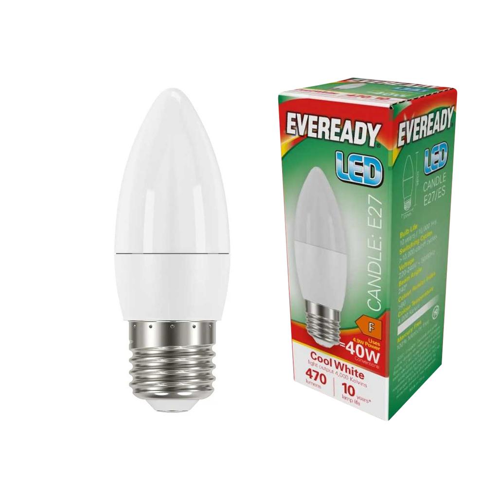 Eveready E27 LED Candle Bulb