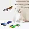 Physical Mechanical Sound Simulation Bird Bite Resistant Cat Toy Elasticity Chirp Igh Chirp Hig J0B3