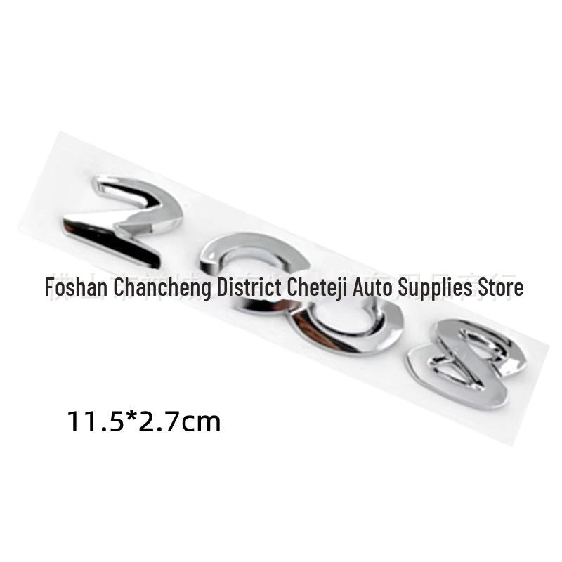 Sada samolepek na auto Peugeot pro 408, 508, 206, 207, 3D 5008, 4008.