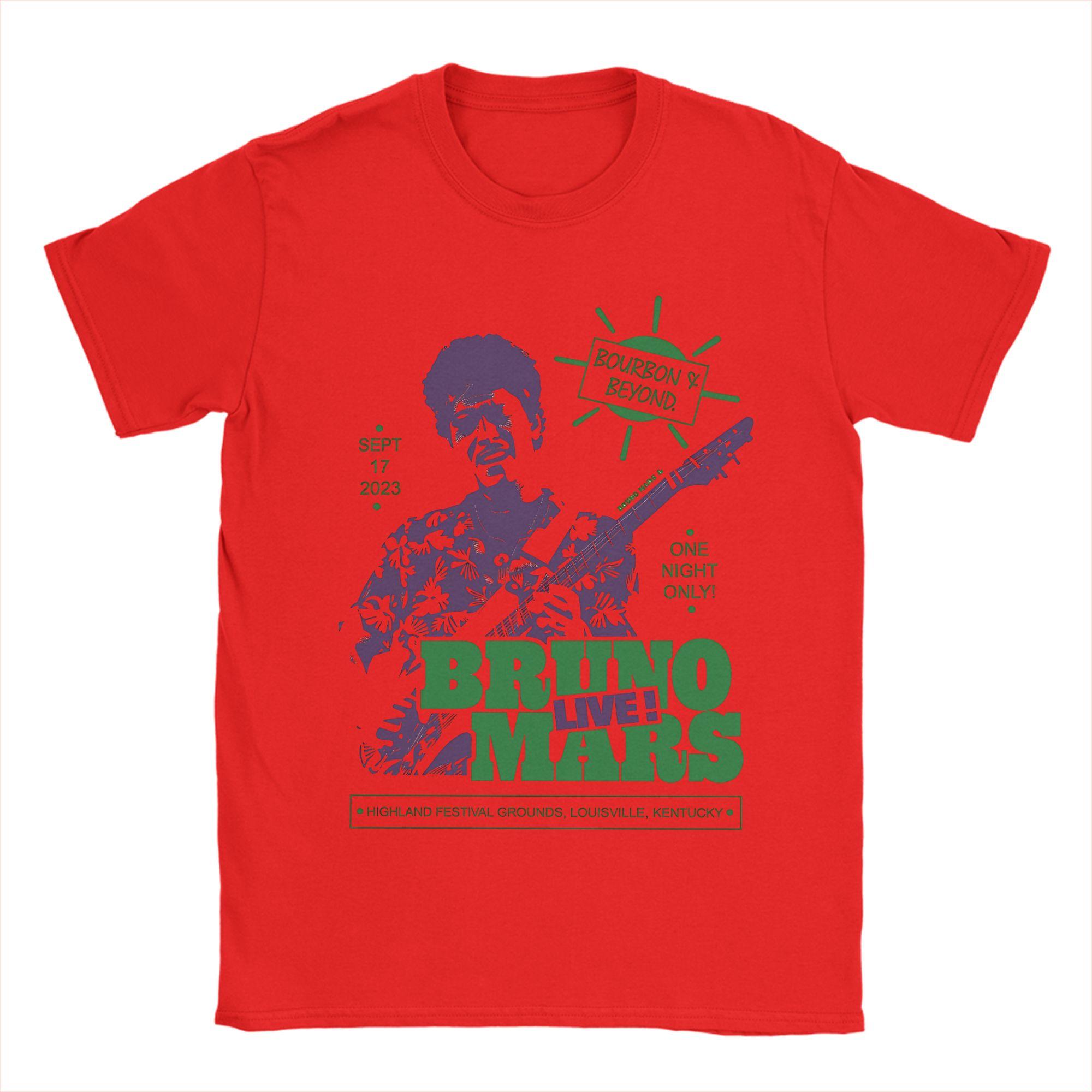 

Casual Rapper Bruno Mars TShirt Unisex O Neck 100 Cotton T Shirts Short Sleeve Tee Shirt Gift Tops S
