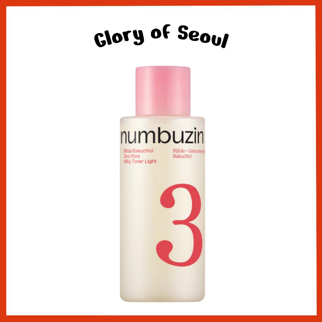 NUMBUZIN No.3 Bifida Bakuchiol Zero Pore Milky Toner Light, 200mL