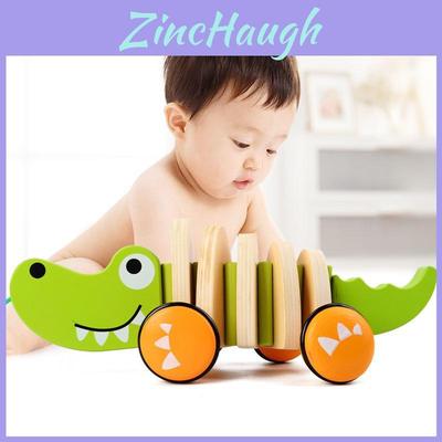 Ideal Gift Option Kids Wooden Puppy Toy Car For Infants And Children Of All Ages