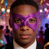 Handsome Half Face Mask Gothic Style Cosplay Mask Stage Performance Venice Mask  Halloween Party