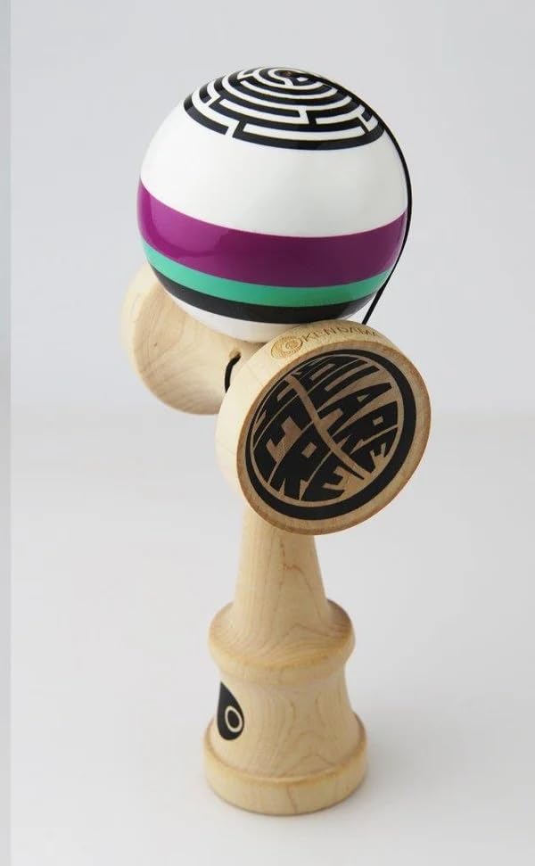 Okendama Kendama MAZE Series ZERO1 Shape SHTICK V2 Paint Sticky Paint (MAZE 2)
