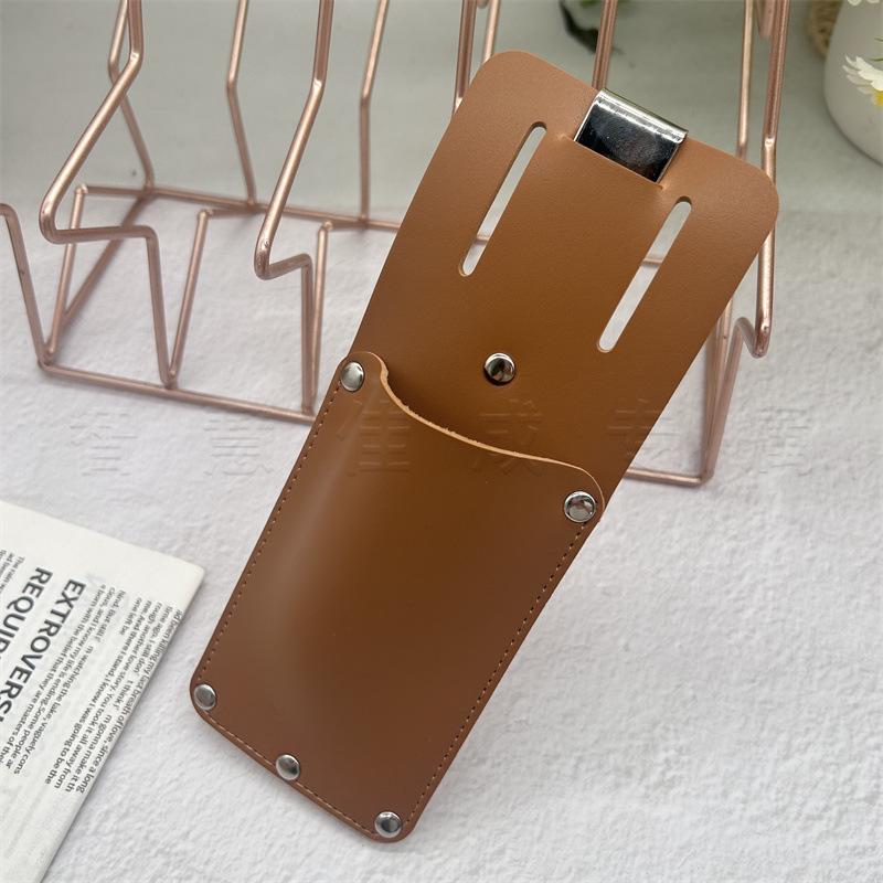 Leather Utility Knife Waist Bag with Belt Loop
