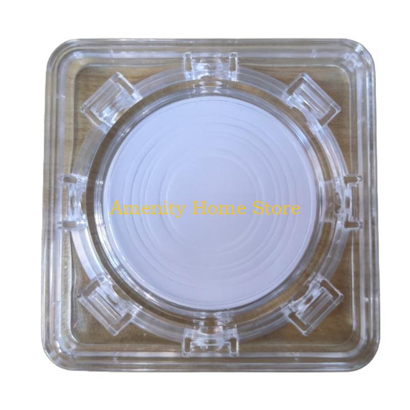 F26C Commemorative Coin Display Holder Capsules with Stands for Collecting Coin Container Organizer Storage Box Supplies