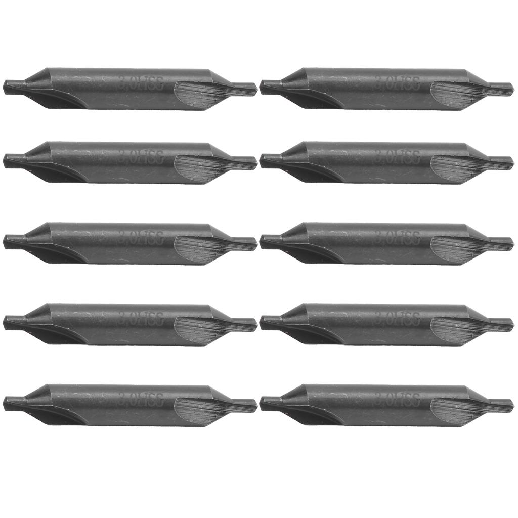 10Pcs Centering Drill Bit AType High Speed Steel Industrial Processing Tool 3mm