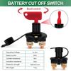 Interrupteur isolateur - AIMOONSA - Coupe-batterie - 12/24V - 200A - Capuchon étanche