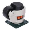 Leveling Stem Caster Heavy Duty Adjustable Wheel with Plate for Workbench Machine Equipment 62mm OD