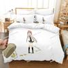 New Aho Girl Bedding Set Single Twin Full Queen King Size Bed Set Adult Kid Bedroom Duvet cover Sets Cool Anime Bed Sheet Set
