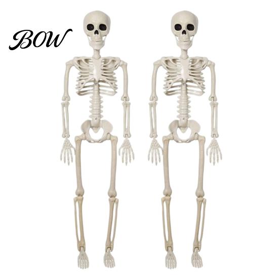 Full Body Skeleton for Party Decorations Halloween Decoration, 3Ft Life Size Human Bone, Realistic Posable Simulation Bone Structure Stage Setup with