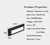 Waterproof LED Stair Light, Step Lights, Corner Light, Surface Mount Footlight, Indoor and Outdoor, Staircase Lamp