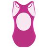Kids Girls Sleeveless Racer Back Leotard Swimsuit with Keyhole Design Stretchy Monokini for Beach Bathing