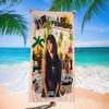 A-aitana O-ocana Singer Anmie Microfiber Printed Beach Towel Mountain Climbing Yoga Beach Swimming Running Absorbent Soft Towel