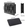 10W Solar plate Powered Exhaust Fan Cooling Ventilator Solar Exhaust Fan for Dog Chicken House Greenhouses Enduring