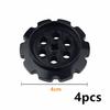 MOC Wide Link Chain Tank Belt Rubber Stopper Building Blocks Technical Parts Track Wheels Car Gear Brick Toys 24375 3711 3873