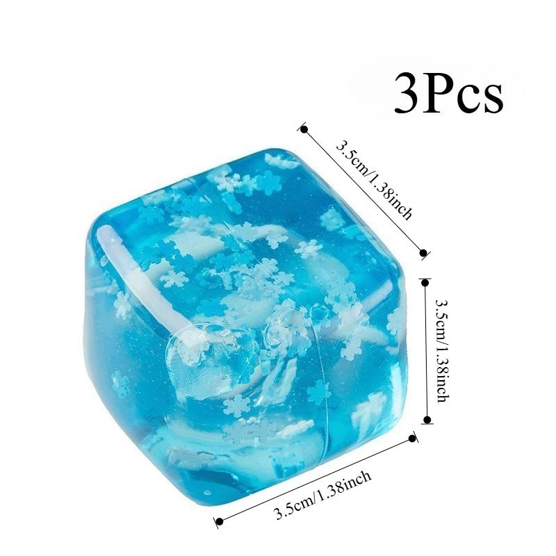 Snowflake Squishy Sensory Toy Soft Slow Rising Stress Relief Squeeze Toys For Kids Adults Kawaii Christmas Gift Party Favors