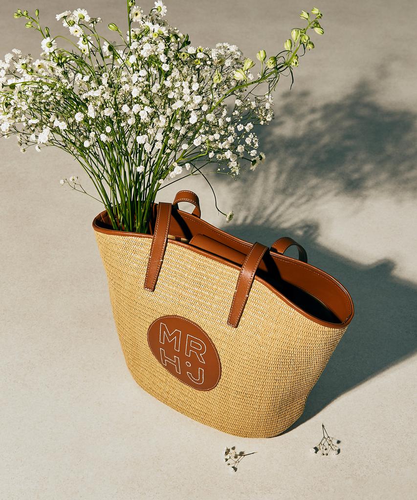 Marhen.J Monet Rattan Shopper Shoulder Bag