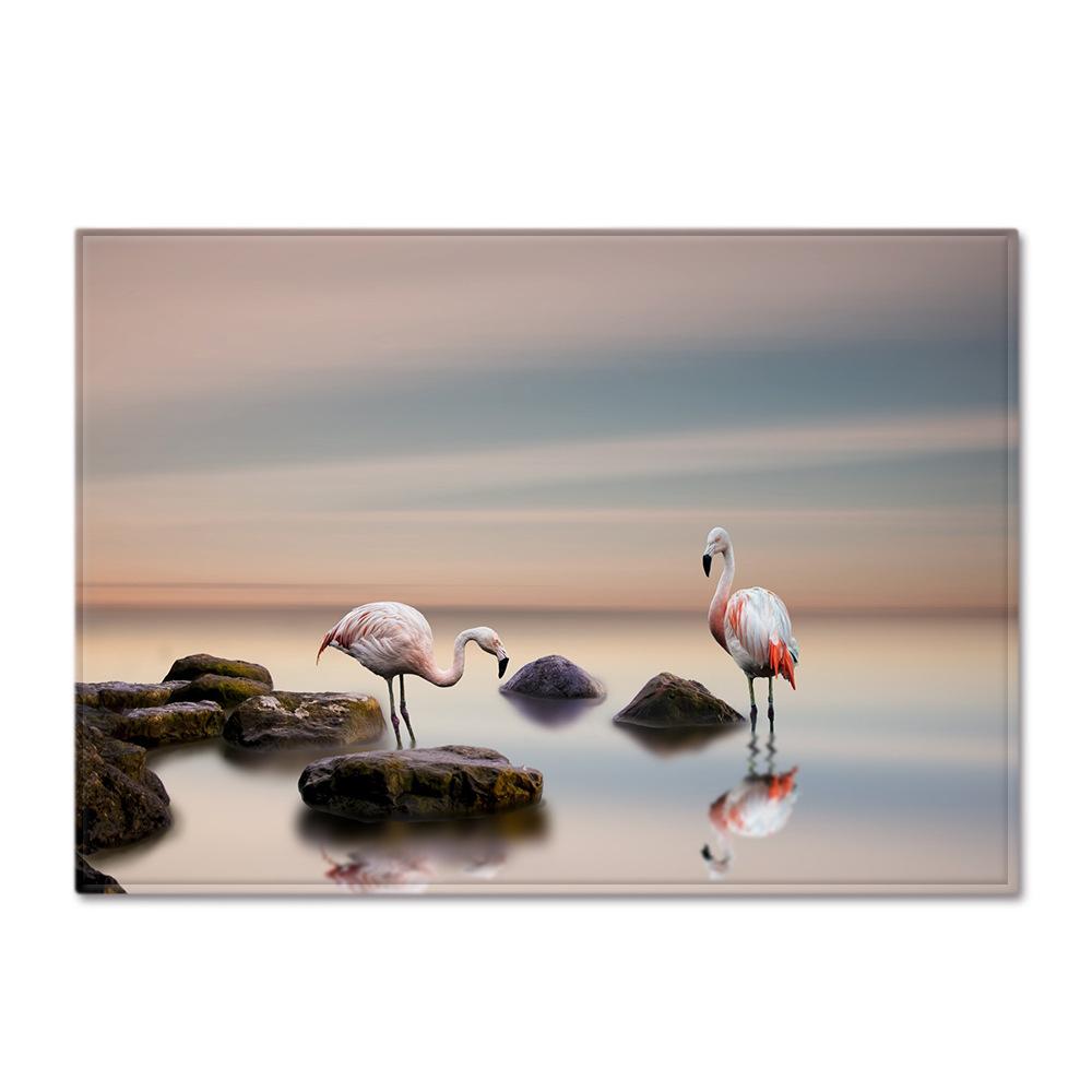 Flamingo Large Carpet Feather Wind Bedroom Floor Mat