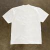 100%Cotton 007 Print Super Elastic Casual Short-Sleeved Men's Daily Party Home Social T-Shirt Solid Color Vintage Streetwear