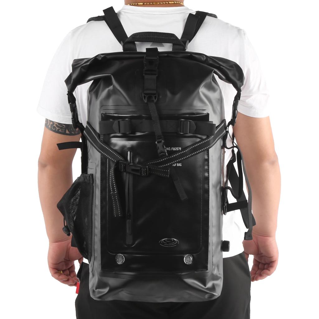Diving Swimming Backpack Waterproof PVC Outdoor Flippers Storage Bag for Drifting