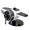 Car Mounted Solar Powered Rotating Airplane Creative Console Center Decoration Ornament Automotive Supplies Interior O9J2