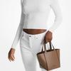 Michael Kors MK Jordi Logo Open Tote Bag Women Tote Brown 30F4T9JT5L-DRIFTWOOD