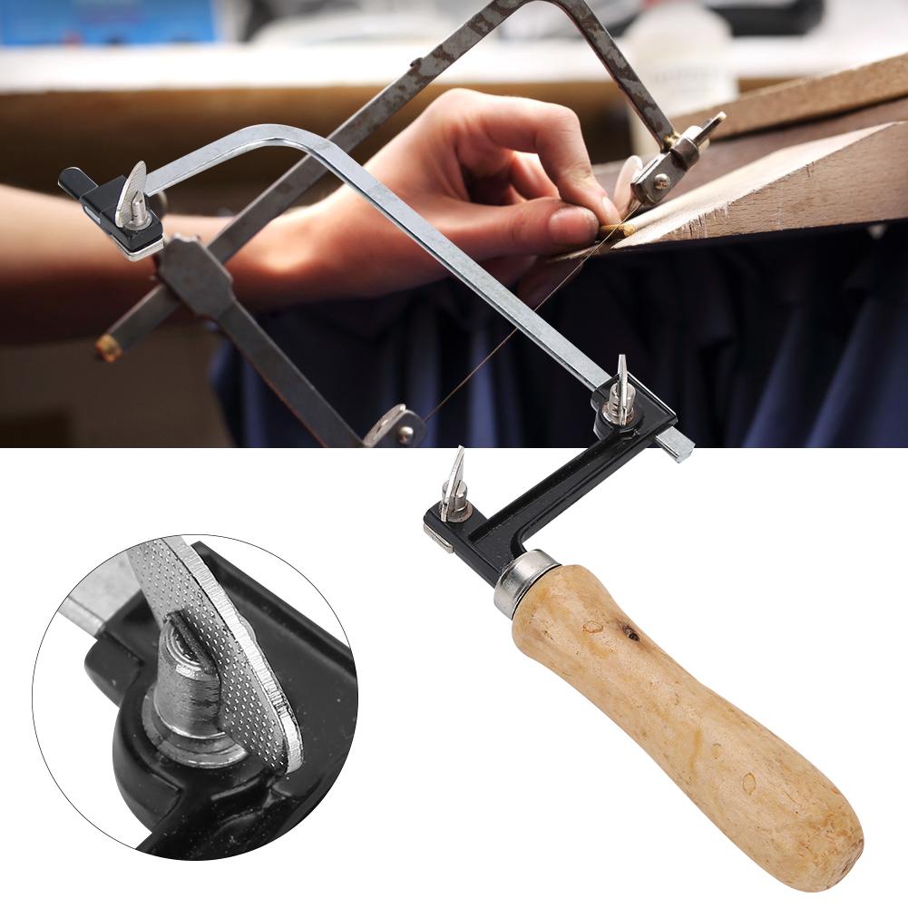 Portable Saw Bow DIY U shaped Saw Bow Jewelry Craft Making Processing Tool(Fixed )